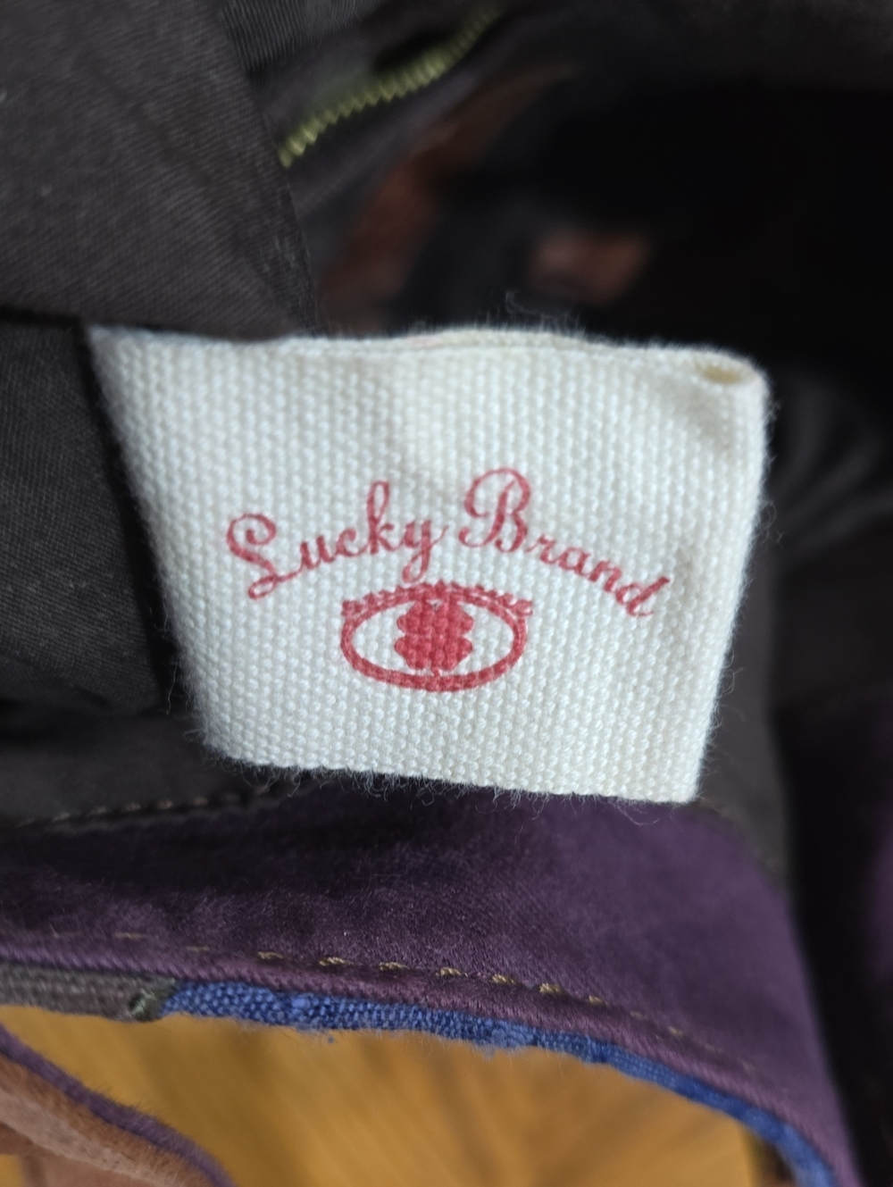 Lucky Brand Bohemian Patchwork Purple Velvet Shoulder Bag - Picture 7 of 8